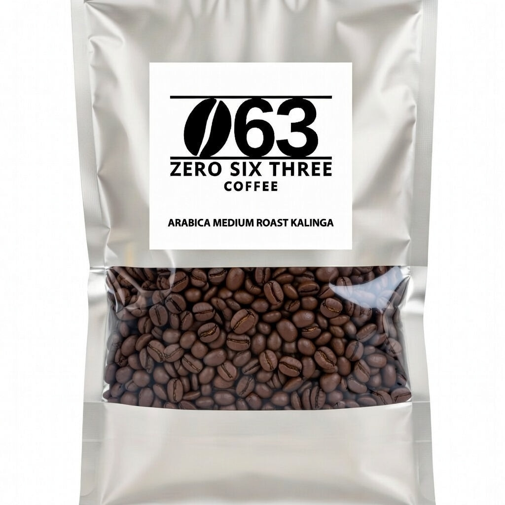 Arabica Medium Roast Whole Beans 12oz. – zero six three coffee
